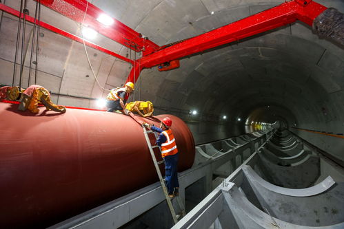 污水過江管道安裝工程加速推進